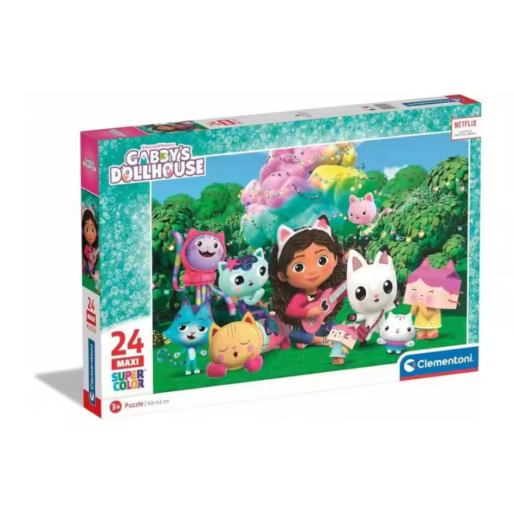 PUZZLE MAXI GABBY´S DOLLHOUSE 24 PIEZAS DE CLEMENTONI - 1