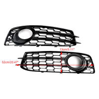 Artudatech Cubierta De Parrilla De Luz Antiniebla Para Parachoques Honeycomb Compatible Con Audi A3 8P S-Line 2009-2012 Accesorios De Coche - details 6