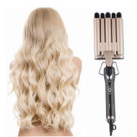 Rizador De Pelo Ondulado En Cinco Tubos Con Control De Temperatura Inteligente Cepillo De Pelo Cerámico Para Salon Y Uso Doméstico Calentamiento Rápido - details 0