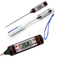 Termómetro Digital De Cocina Con Púa Larga Para BBQ Carne Pasteles Caramelo Fritos Asado Herramienta De Cocina Familiar Medidor De Temperatura Para Horno - details 1