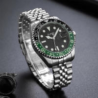 Reloj De Lujo Para Hombre Calidad Superior Reloj De Pulsera De Acero Inoxidable Para Negocios Con Fecha Automática Y Manecillas Luminosas Resistente Al Choque Y Agua Regalo Ideal - details 3