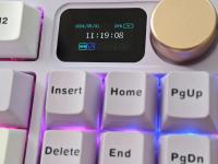 Lang TuLT84 Teclado Mecánico con Instalación de Almohadilla Intercambiable al Calor del 75%, Pantalla TFT, Modo Triple, sin varillas/Cableado 4000mAh RGB LED - details 1