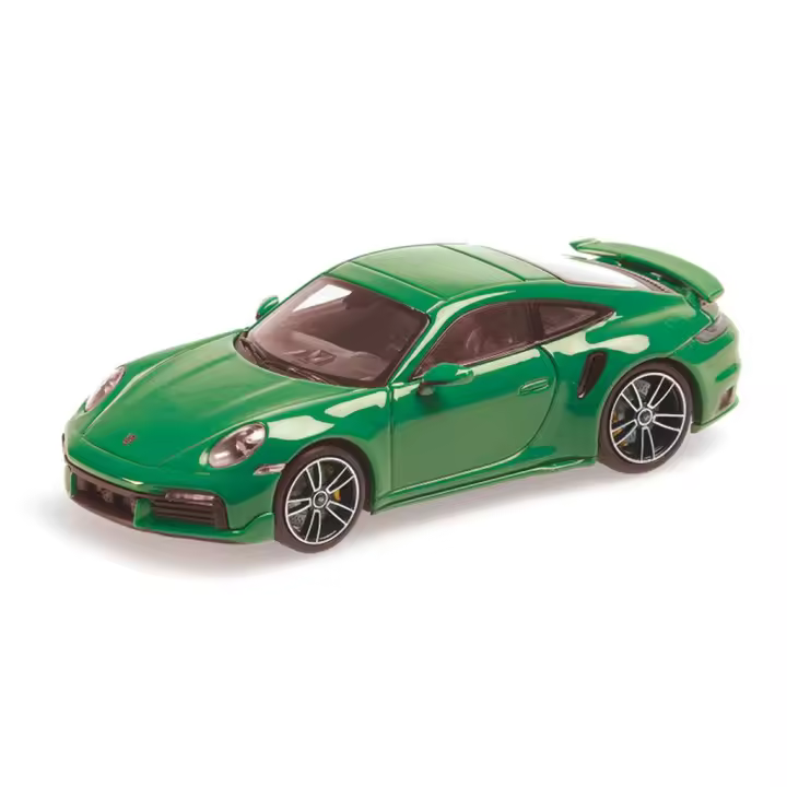 MINICHAMPS 1/43 PORSCHE 911 (992) TURBO S COUPE DEPORTE VERDE DISEÑO 2021 - 410060071 - 1