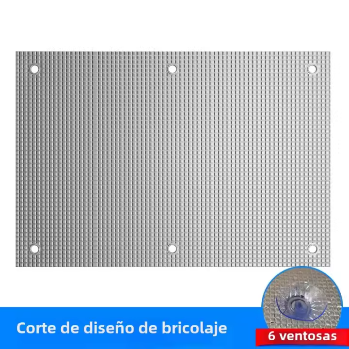 Película De Aluminio Para Ventanas DIY Protección Anti-UV Aislante Y Privacidad Para El Hogar Instalación Exterior Cortina Roman - 1