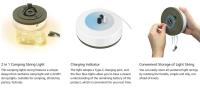 Luz De Cadena LED Recargable 2 En 1 Para Exterior Decoración De Jardín Y Camping Fita Luz Reciclable Para Tentado Iluminación De Vacaciones - details 2
