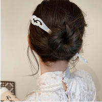 Peinadores De Cabello De Acrílico Para Mujeres Y Niñas Pinzas Para Cabello Estilo Vintage Chino Accesorio De Boda - details 14