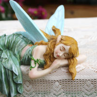 Estatua De Ángel Del Arte 1PC Decoración Para Jardín Soñado Regalo Perfecto Para San Valentín Material De Resina Tamaño Único - details 16