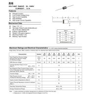 Kit De 100 Piezas De Diodos Schottky De Valor 8 1N4148 1N4007 1N5819 1N5399 1N5408 1N5822 FR107 FR207 Diodos De Interchange Rápido - details 11