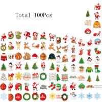 100Pcs Actividades De Navidad Para Niños Pegatinas Personalizables Para Crear Tus Propias Pegatinas De Navidad Para Niños Pequeños - details 13