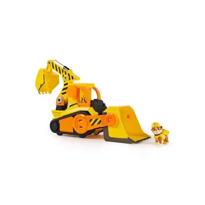 Spin Master Excavadora Deluxe Construction Rubble Paw Patrol With Light And Sound Includes 1 Figure - 1