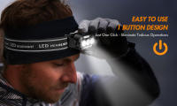 Linterna Frontal LED Recargable Por USB Ultra Brillante Con Luces Blancas Rojas Y Azules Lámpara De Cabeza IPX4 Impermeable Para Camping Running Pesca - details 4