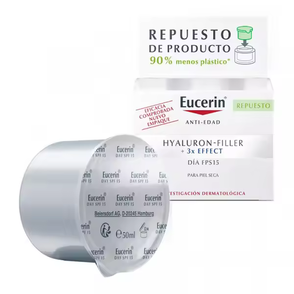 EUCERIN - Hyaluron-Filler Día FPS 15 para piel seca recarga - 1