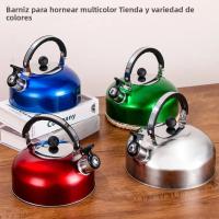Tetera De Acero Inoxidable 3/4/5L Para Estufa a Gas Whistling Kettle Con Mango Ergonómico Para Camping Y Cocina - details 1
