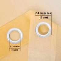 Cortinas De Tulle Gradient Para Sala De Estar Y Dormitorio Organza Voile Tratamiento De Ventana Panel De Cortinas 1.32x1.6m Doble Capa Sin Aislamiento Térmico - details 27