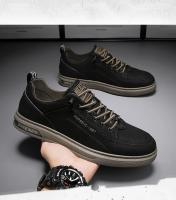Zapatos De Cuero Para Hombre Casual Impermeables Vulcanizados Cómodos Talla Grande 39-44 Zapatos De Primavera Ajuste True to Size - details 2