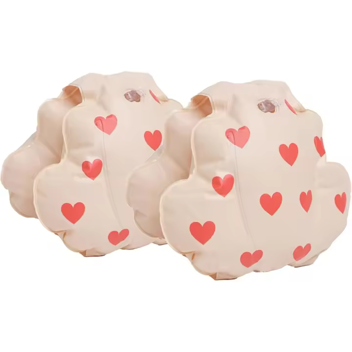 Brazalete de natación para niños, alas de natación, portátil, con forma de concha doble para el aprendizaje deportivo. - 1