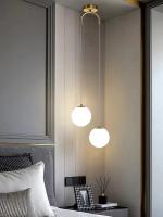 Modern Simple Lámpara Colgante LED Nordic Para Sala De Estar Dormitorio Restaurante Bar Decoración Hogar 220V Metal Blanco - details 0