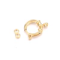 4pcs Aros De Acero Inoxidable Dorados Para Pulseras Collares Y Joyería DIY Conexiones De Cierre Redondo De Resorte Herramientas De Manualidad - details 2