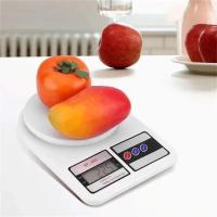 Báscula De Cocina Digital Electrónica Para Hornear Precisión De 0.1g Peso Hasta 3000g Pantalla LED Plástico Blanco - details 4