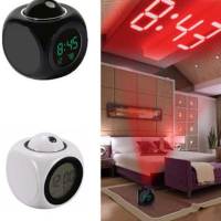 Reloj De Alarma Con Proyección Y Luz LED Reloj De Campana Multifuncional Con Alerta De Voz Y Temperatura Para Dormitorio - details 0