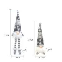 Muñeco De Navidad LED Sin Caras Viejo Místico Enano De Bosque Adorno Para Árbol De Navidad Regalo Para Niños Estilo Americano - details 1