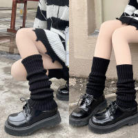 Calentadores De Pierna Lolita Para Mujer Calcetines Largos De Lana Tejidos Cubierta De Pie Para Otoño E Invierno Guantes De Manga Cálidos - details 3