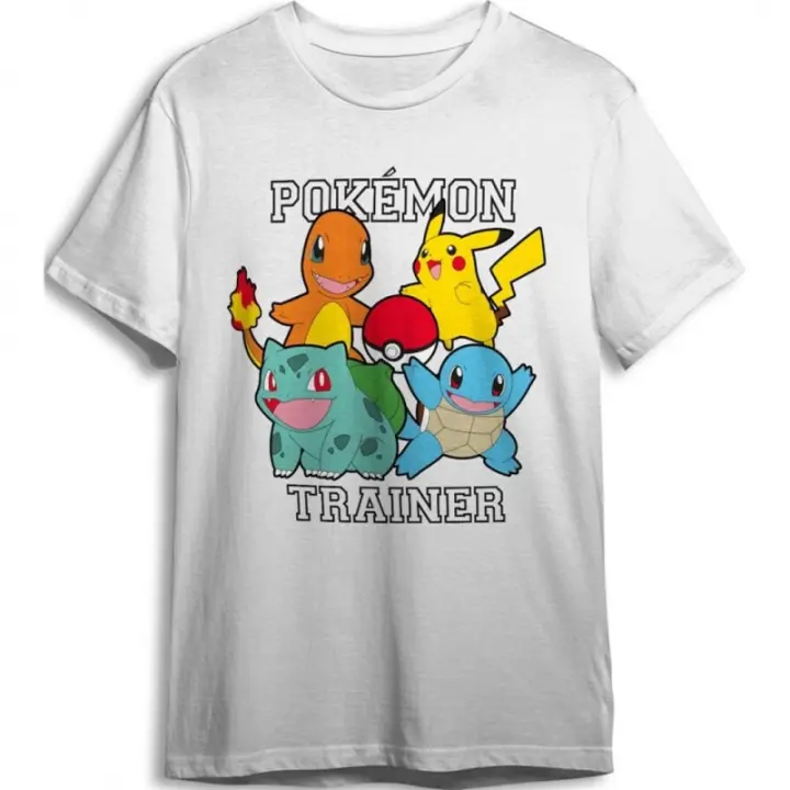 CAMISETA POKEMON TRAINER BLANCO - 1