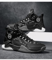 Zapatos De Baloncesto De Alta Top Para Estudiantes Antideslizantes Y Resistentes Al Desgaste Con Superficie De Malla Transpirable Para Jóvenes Deportistas - details 33