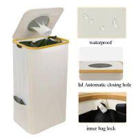 Bandeja De Reciclaje 100L 26 Gallones Para Cocina Interior Exterior Hogar Con 2 Bolsas Internas Desmontables Y Reutilizables Recycle Bin - details 0