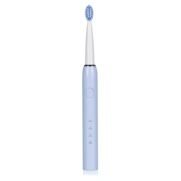 DAM. Cepillo dental eléctrico sónico ET02. Modos limpiar, pulir y blanquear. Incluye 4 cabezales. 2,1x3,4x21,3 cm - 1