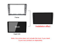 Marco De Radio Para Coche 9 Pulgadas Para Toyota Avensis T25 2002-2008 Kit De Montaje En Tablero Panel Adaptador Para Instalación De Estéreo GPS DVD Player Cubierta Fascia - details 3