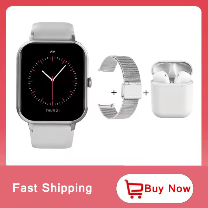 Reloj Inteligente para Mujer Pantalla Táctil Complete de 1,83 inch Monitor de Sueno Respuenda Llamada Whatsapp Notificación para Android IOS with Altador Integrado Rastro de Activdad Personalizada Compatible with Android Dispositivos - 1