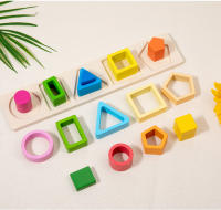 Juguetes De Madera Montessori Para Bebés Sorteo Y Pila De Formas Y Colores Juego De Enseñanza Temprana Para Niños De 1 a 6 Años - details 8