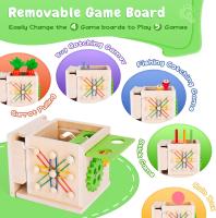 Juguete De Aprendizaje Temprano Montessori Para Niños Y Niñas Tablero Ocupado De Madera Con Sorter De Colores Y Formas Para Niños De 3-6 Años Juguete Sensorial Para El Desarrollo De Habilidades Motoras Finas - details 8