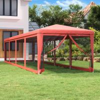 vidaXL Carpa para Fiestas con 10 Paredes de Malla Toldo HDPE Color Antracita,  Azul,  Rojo y mas - details 2