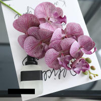1PC Orquídea De Mariposa De Simulación Decoración De Hogar Lujo Arreglo Floral Para Boda Y Fiestas Interior - details 10