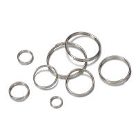 50pcs Conector De Llavero Para Fabricación De Llaveros DIY Hallazgos Metálicos De Plata De Titanio Para Toda La Vida - details 4