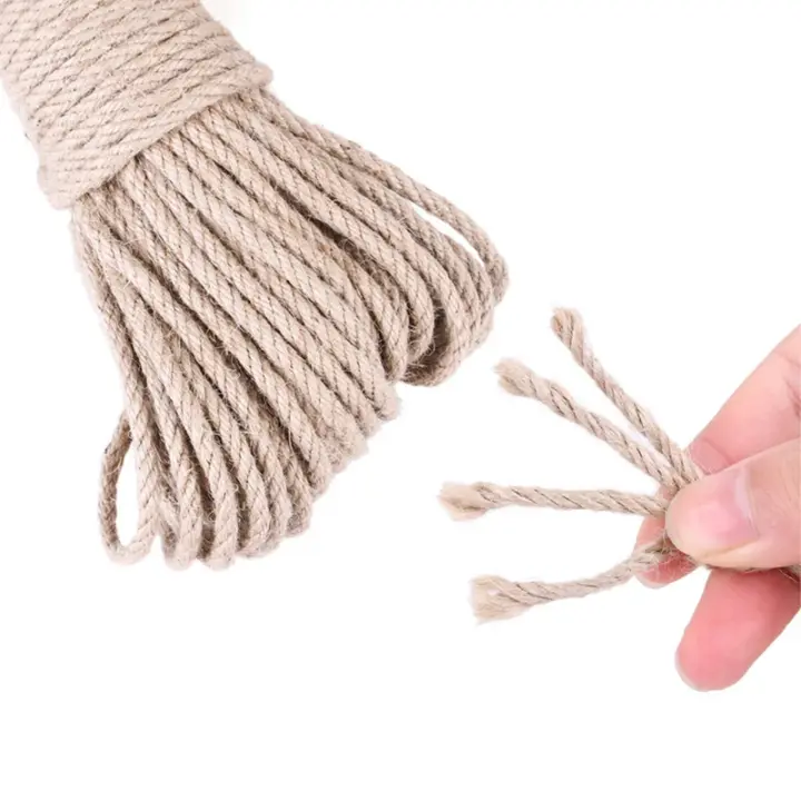 Rope De Sisal Para Arce De Gato DIY Poste De Rasguño Juguete Marco De Subida Reemplazo De Cordón Patas De Escritorio Para Afilar Uñas - 1