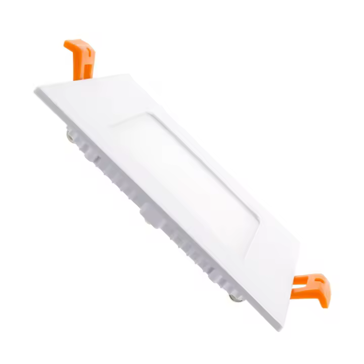 Ledkia Placa LED 6W Cuadrada SuperSlim Corte 105x105 mm - 1