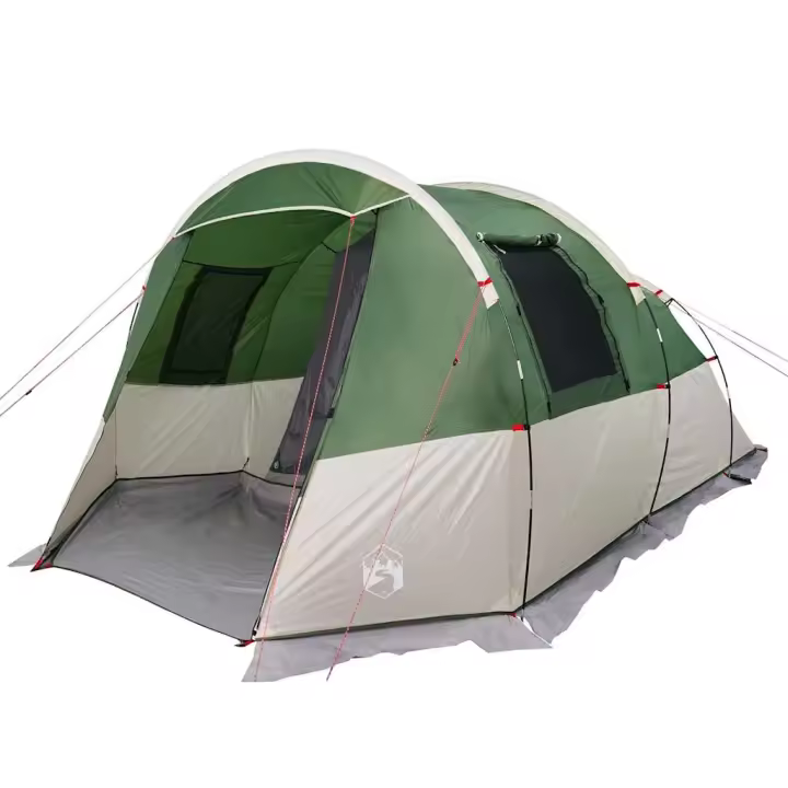 vidaXL Tienda de campaña túnel para 4 personas impermeable verde - 1
