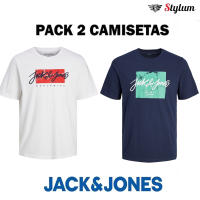 Jack & Jones Hombre Pack 2 Camisetas de Algodón NEW24 Serie JJTILEY Moda Casual Informal Ideal Primavera Verano REF 256774 - details 1