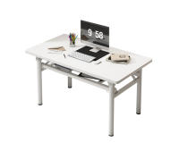 Mesa escritorio plegable, Ordenador Escritorio Oficina estudio , escritura para estudio, PC, portátil, mesa de trabajo, mesa de juegos, pata metal - details 3