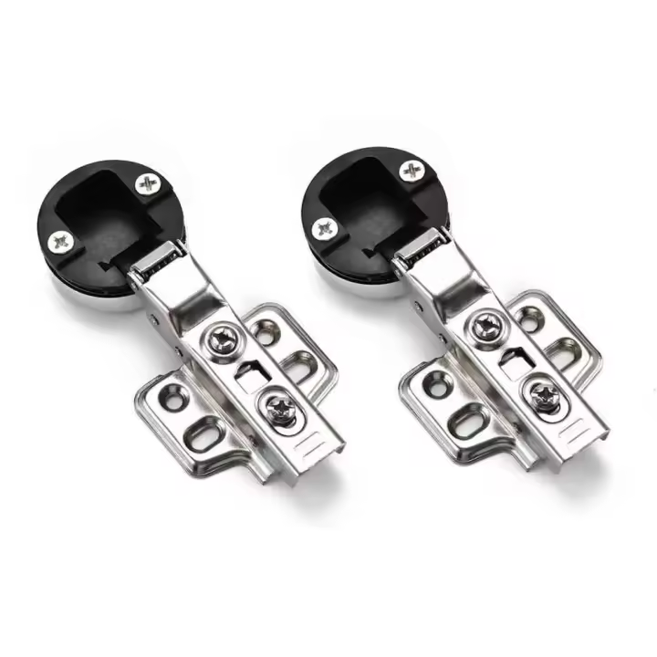 2Pcs Juego De Bisagras Para Puerta De Vidrio 26mm Para Armario De Vino Y Mostrador Bisagra De Amortiguación Y No Bisagra - 1