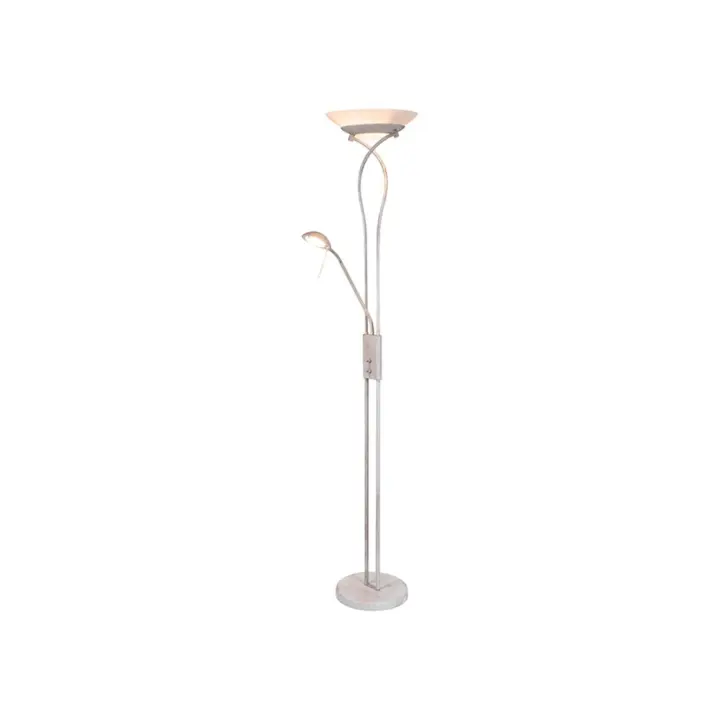 Lámpara de Pie E27 Cristal Blanco antiguo Estilo Vintage/ Romántico Metal Interruptor IP20 GAMMATREND  RABALUX - 1