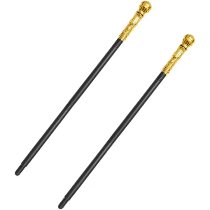 Cetro decorative para escenario, 2 UDS, Cetro de Escenario para Cosplay, Cosplay, cetros de rendición, Bastón decorative para caminar, cetros de plástico, Palo de utilería de plástico - 1