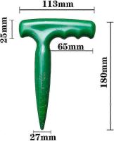 2 piezas de instrumentos manuales de plástico para trasplantar Semillas, embradoras, excavadoras de Tierra, perforadoras - details 0