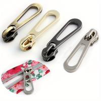 5PCS 5# Deslizador De Cremallera De Nylon Sencillo Para Hombres Mujeres Cartera Maleta Alerón De Cremallera De Aleación De Aluminio - details 1