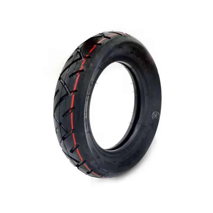 OMMVI Cubierta 10x2.50 CST para Patinete Eléctrico – Compatible con Dualtron, Kaabo, Vsett, Zero, Cecotec, Skateflash y Otros Modelos – Neumático Reforzado para Asfalto, Alta Resistencia Antideslizante, Estabilidad y Confort Mejorados para Uso Urbano - 1