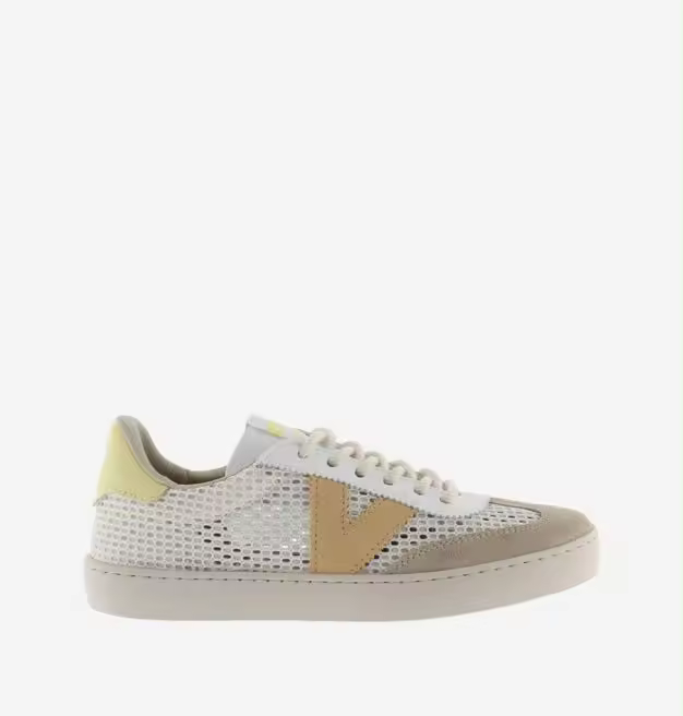 DEPORTIVA 1126210 BERLÍN REJILLA ABIERTA & SERRAJE BEIGE Victoria Shoes - 1