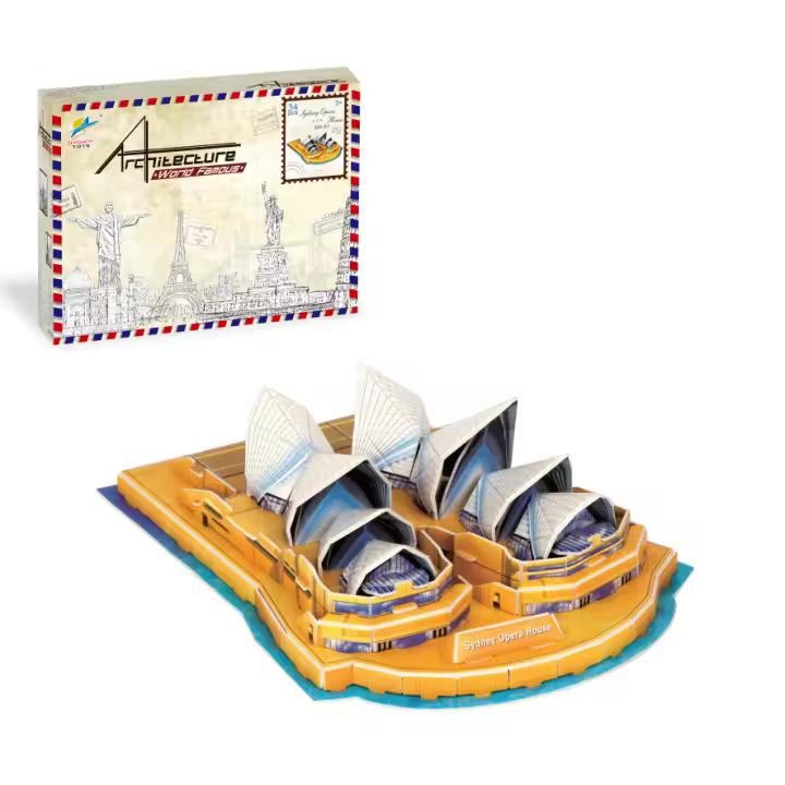 Modelo De Puzzle 3D DIY De Papel De Attraction Mundial Juguete Educativo Para Niños Desarrollo Inteligente Construcción Unisex - 1